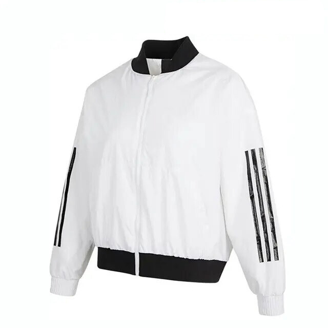 

Куртка-бомбер Adidas, черный/белый