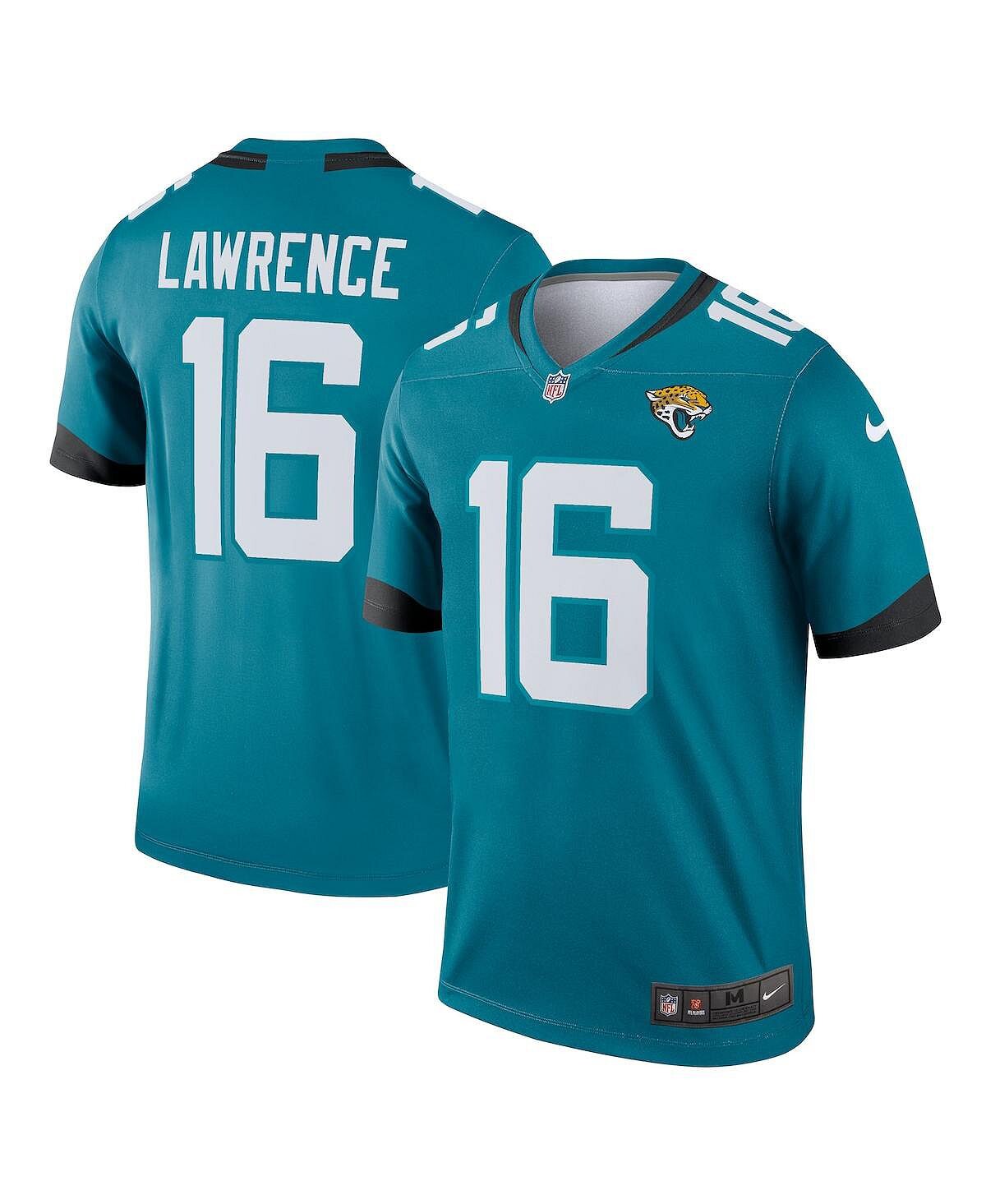 

Мужская футболка trevor lawrence teal jacksonville jaguars legend jersey Nike, бирюзовый