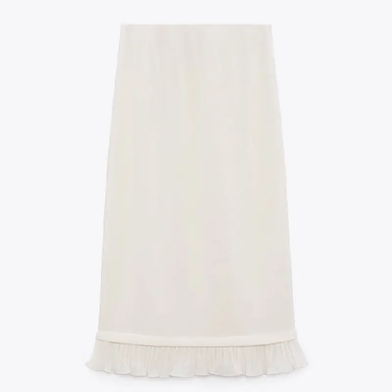 

Юбка Zara Soft Matching, кремовый