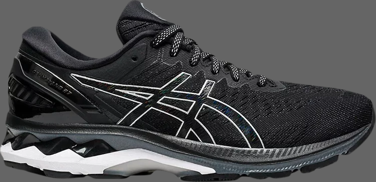 Кроссовки wmns gel kayano 27 wide 'black silver' Asics, черный - фото