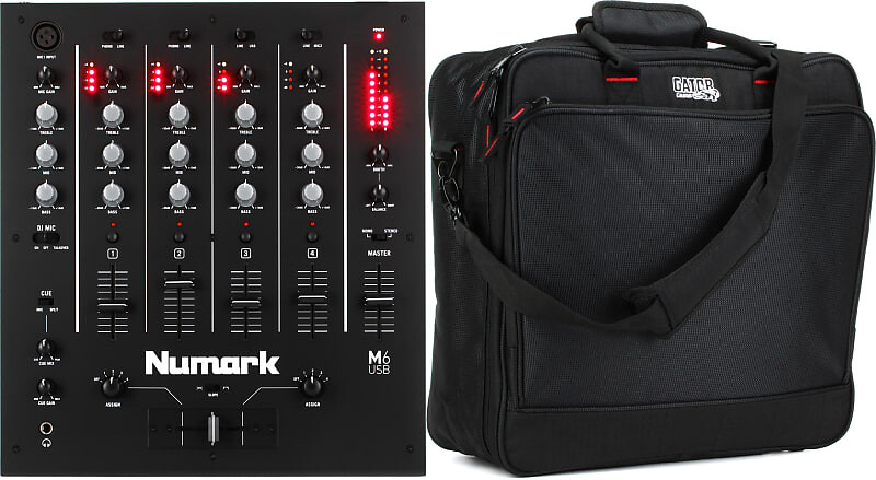 

Комплект 4-канального DJ-микшера Numark M6 USB с сумкой для микшера Gator G-MIXERBAG-1515 Numark + Gator M6USBBLACKXUS=1 G-MIXERBAG-1515=1