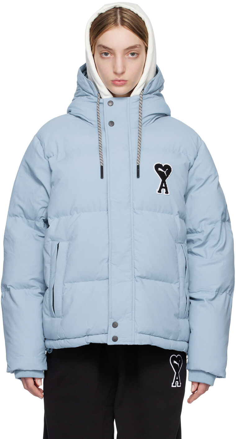 

Синий пуховик Puma Edition AMI Alexandre Mattiussi