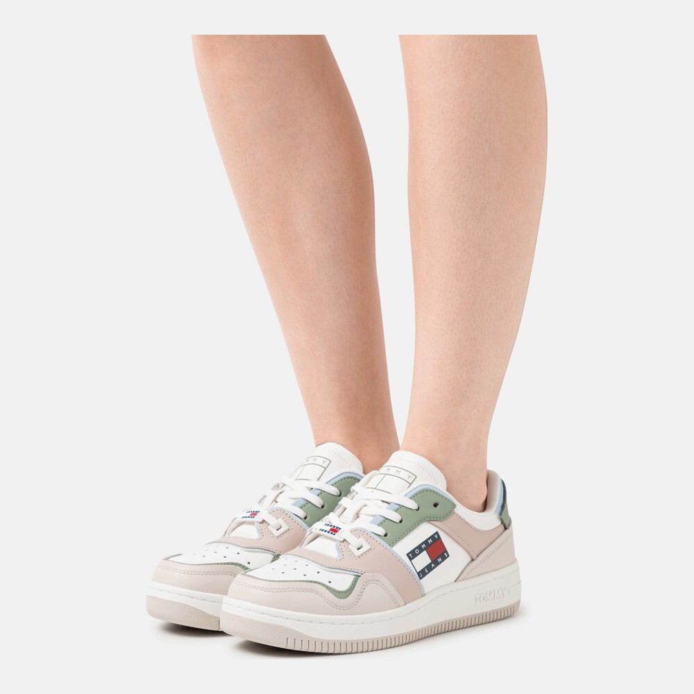 

Кроссовки Tommy Jeans Pop Basket, stony/beige