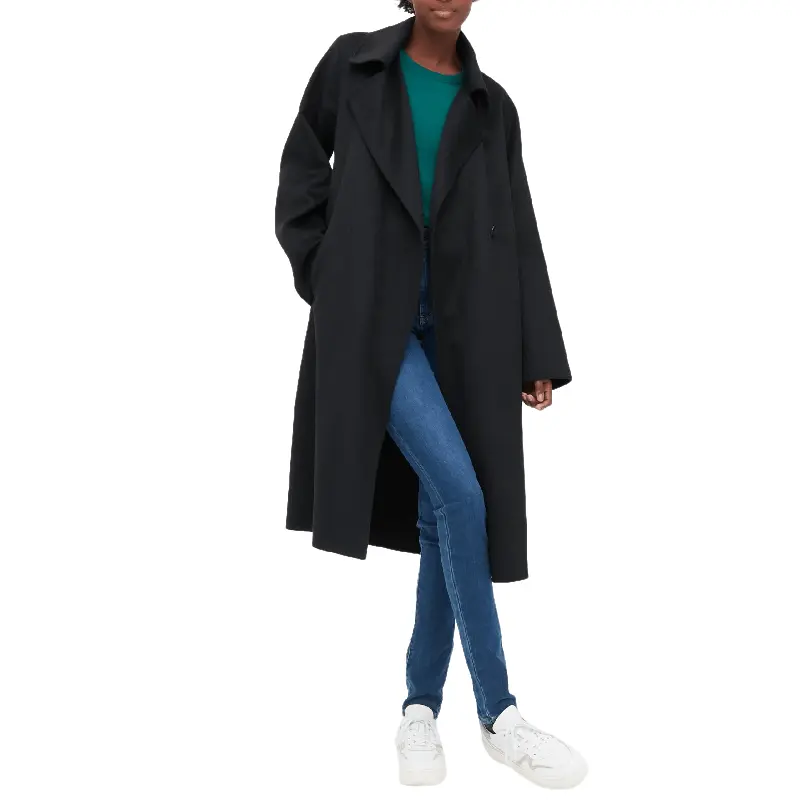 

Пальто Uniqlo Warm padded quilted, черный