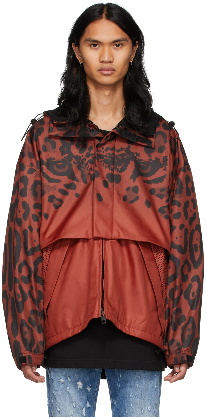 

Красная куртка из полиэстера Dolce & Gabbana, Красный