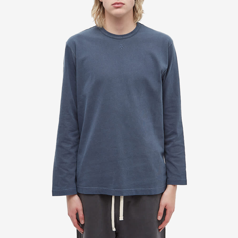 

Футболка Nigel Cabourn Long Sleeve Embroidered Arrow Tee, Серый