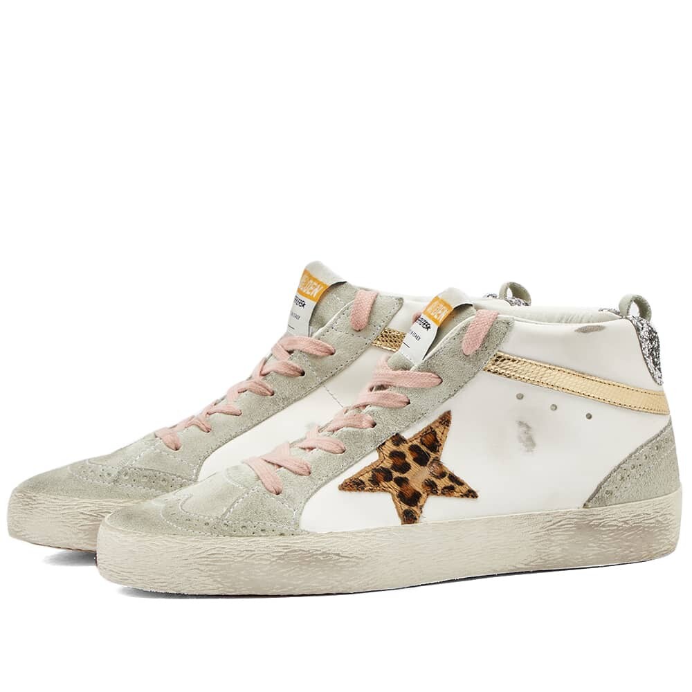 Golden goose mid hot sale star leather sneakers