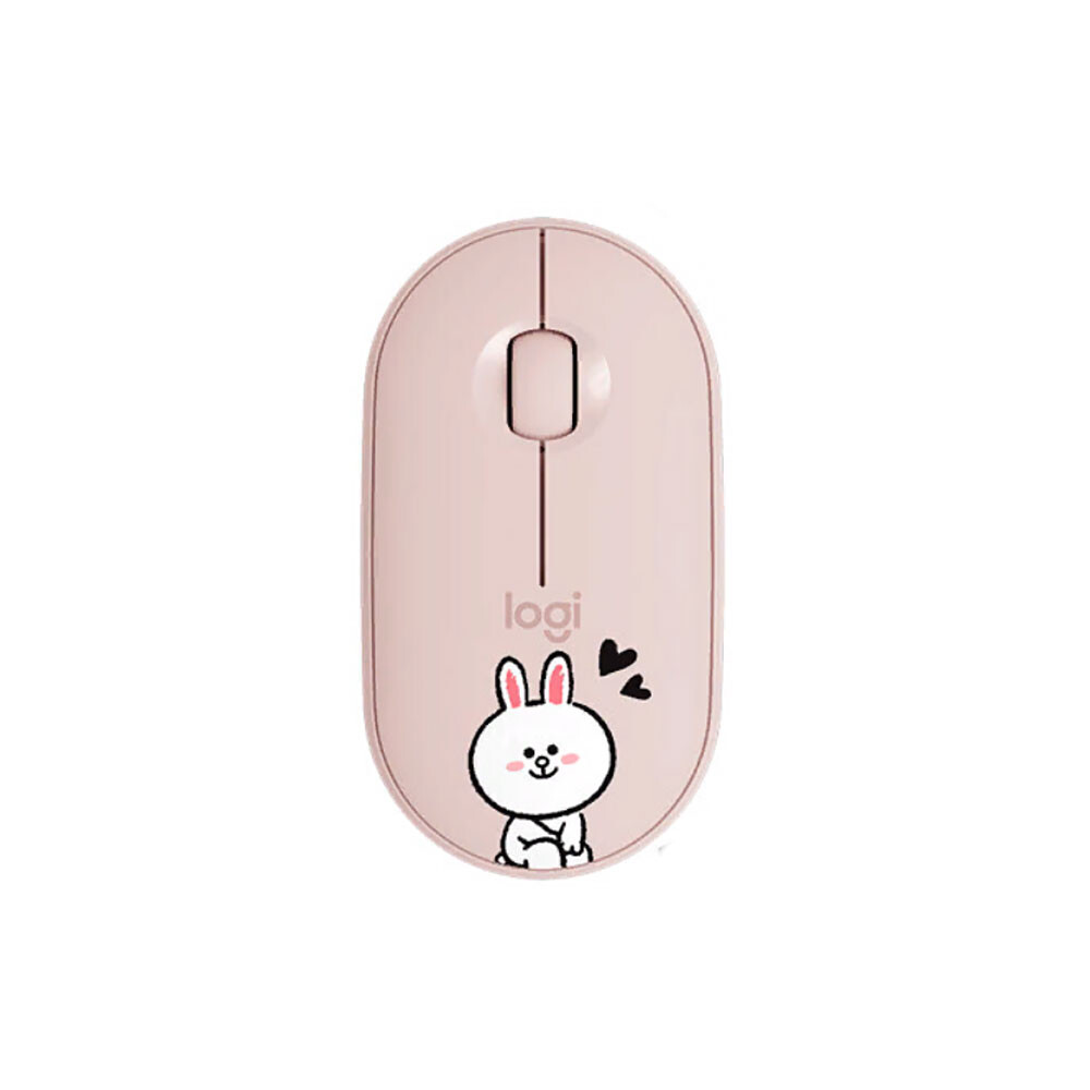 

Беспроводная мышь Logitech PEBBLE, розовый Kony Rabbit