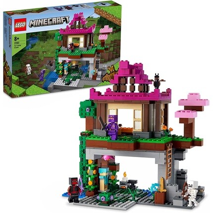 

Конструктор Lego 21183 Minecraft тренировочная площадка: дом и пещера