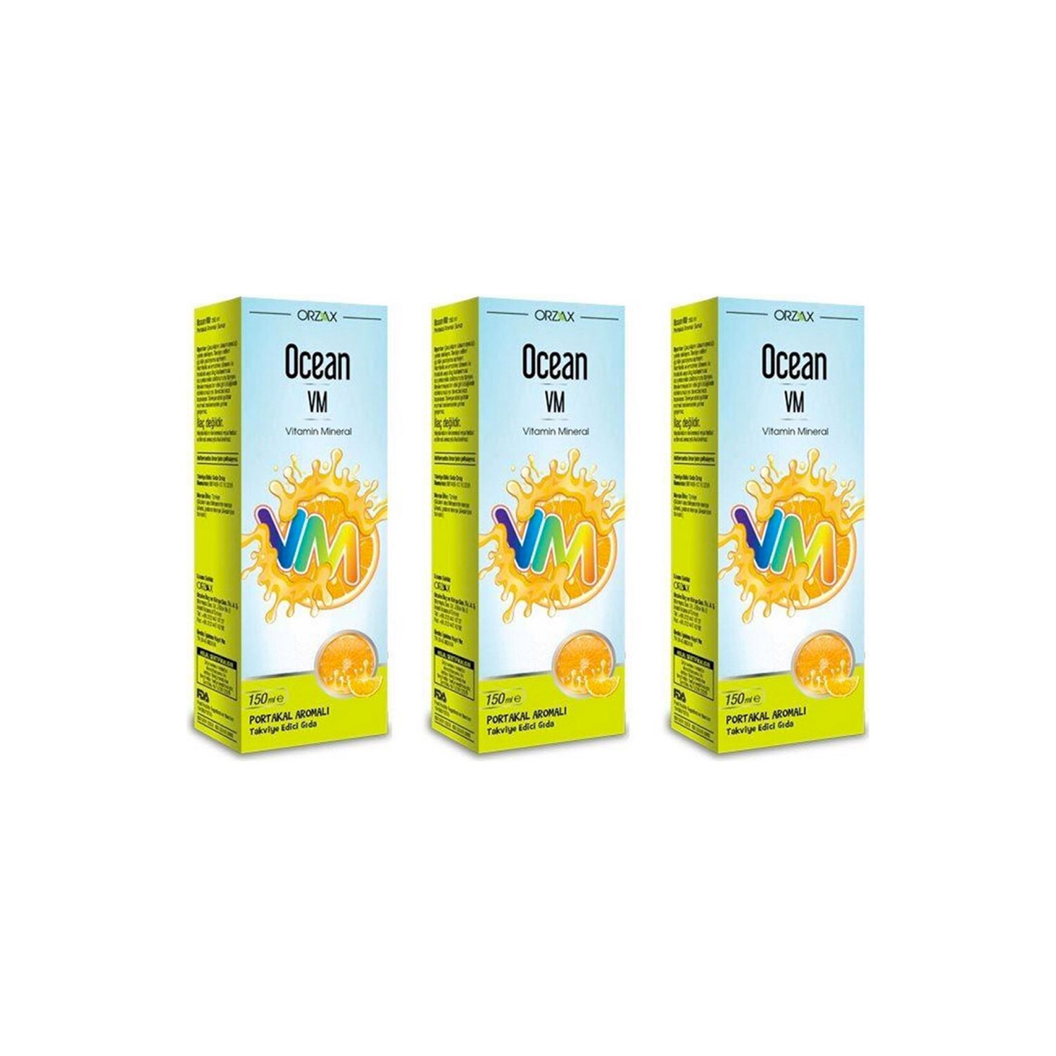 

Витаминно-минеральный сироп Orzax Ocean Vm со вкусом апельсина, 150 мл
