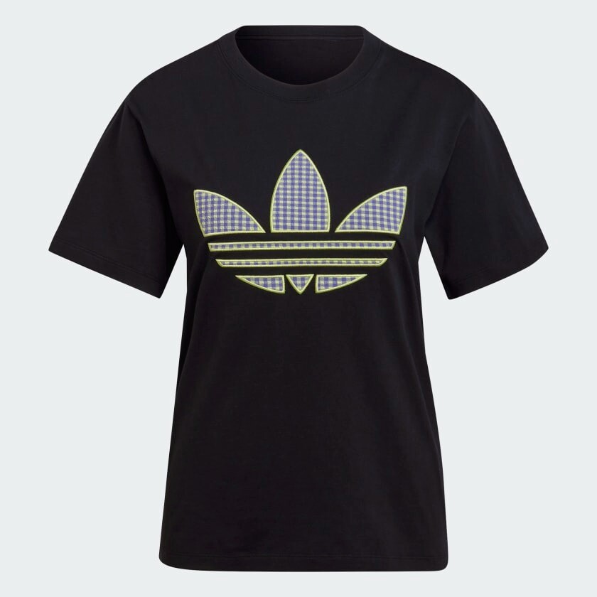 

Футболка Adidas Originals Trefoil Application, синевато-черный