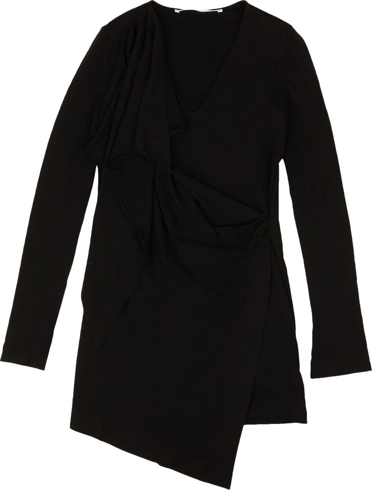 

Платье Off-White Jersey Bandana Wrap Dress 'Black/White', черный