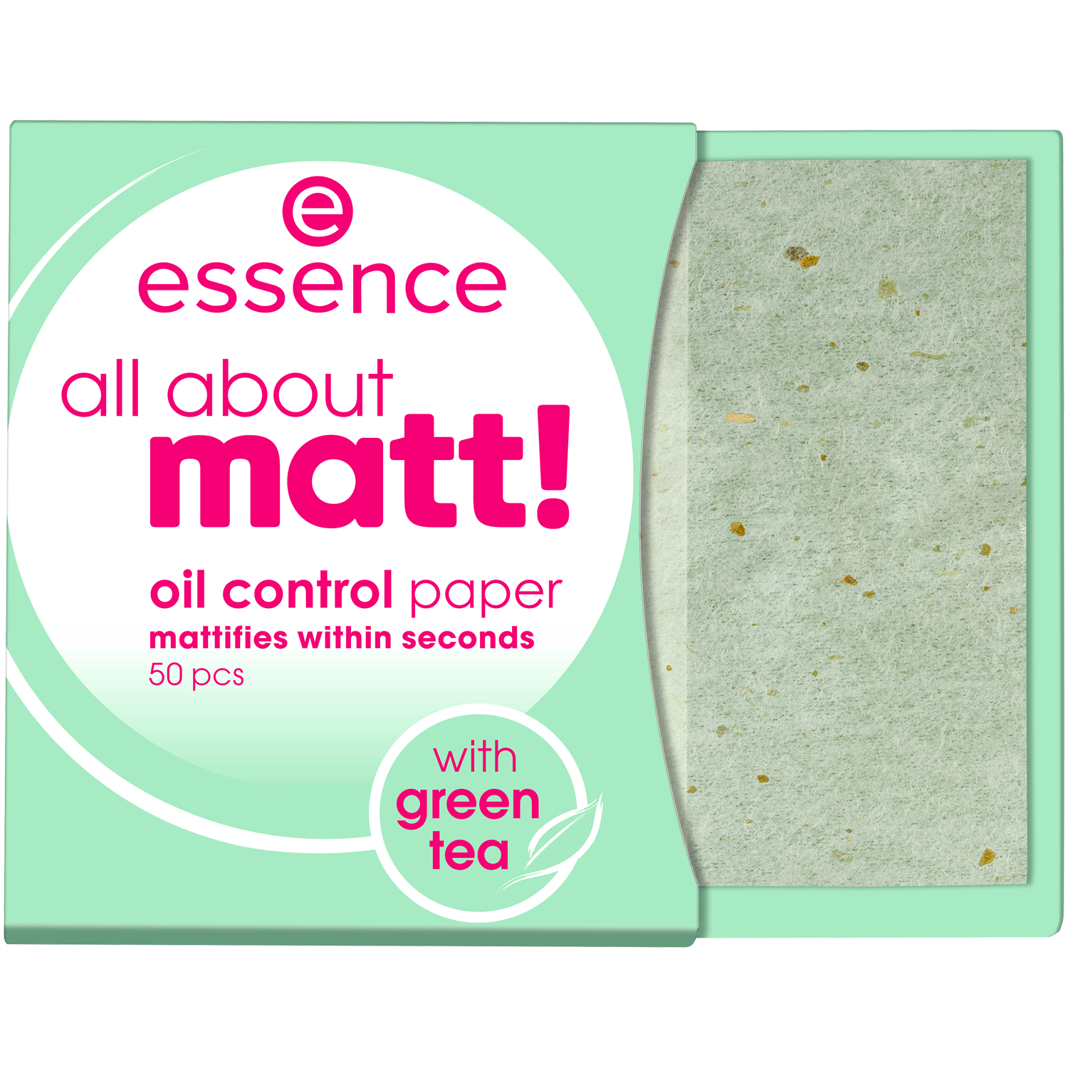 Essence All About Matt бумага для матирования лица, 50 шт/уп essence матирующие салфетки для лица essence all about matt 50 шт