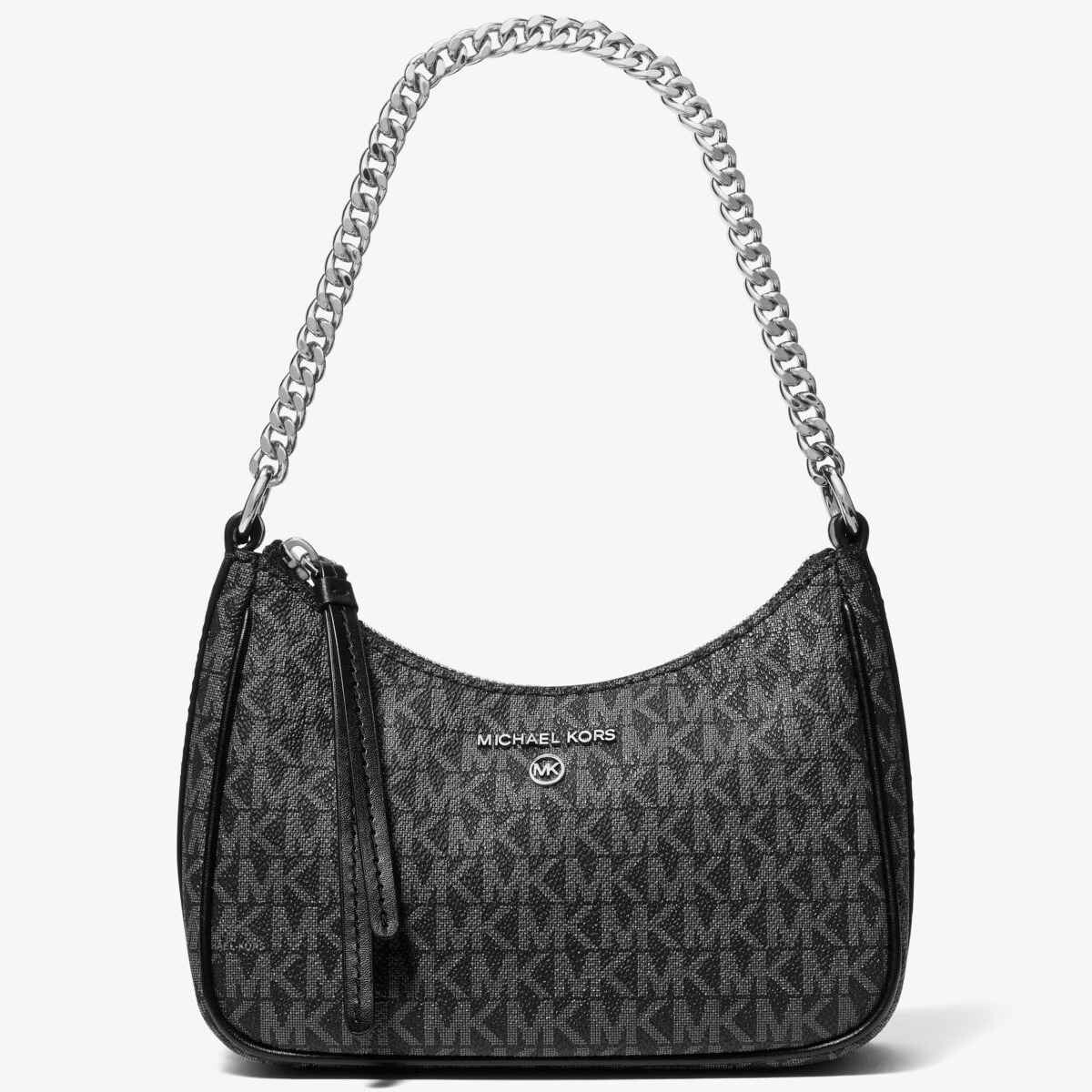 

Сумка Michael Michael Kors Jet Set Charm Small Logo, черный/белый