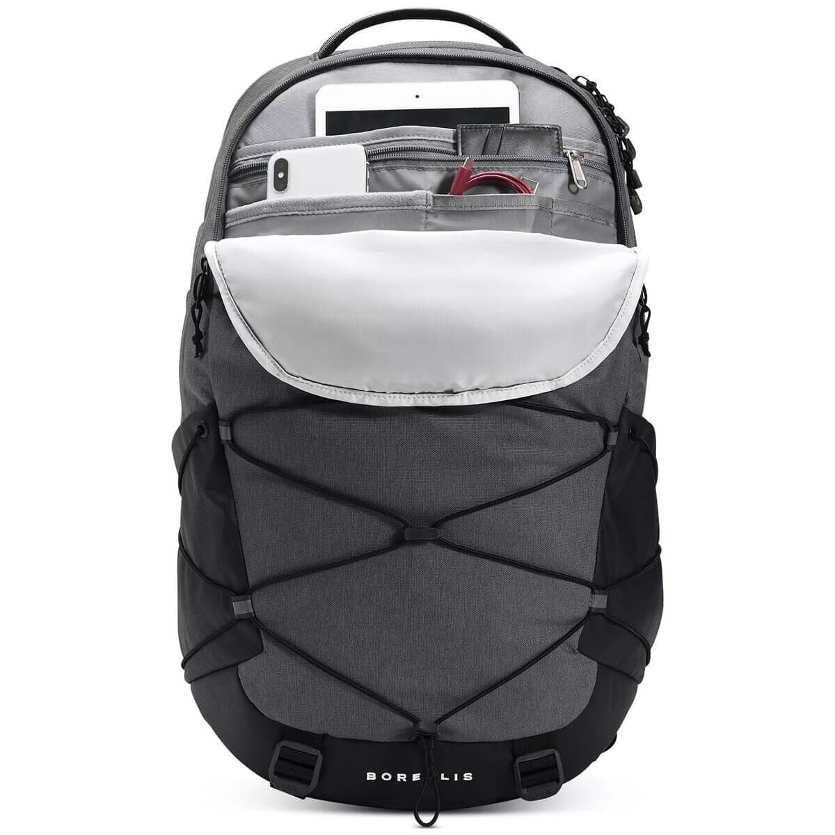 

Рюкзак The North Face Borealis, серый/черный