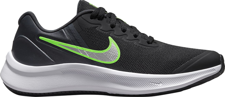 Кроссовки Nike Star Runner 3 GS 'Black Chrome', черный