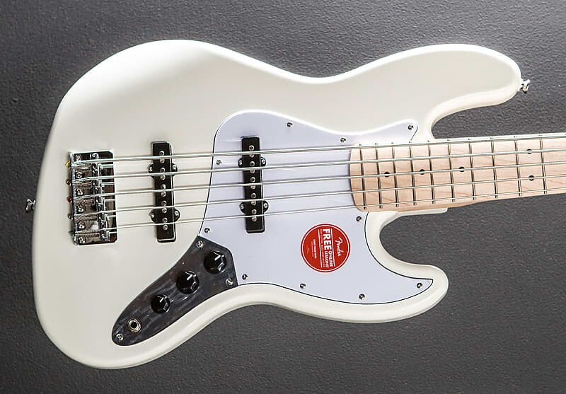 

Affinity Series Jazz Bass V — олимпийский белый с кленом Squier Affinity Series Jazz Bass V - w/Maple