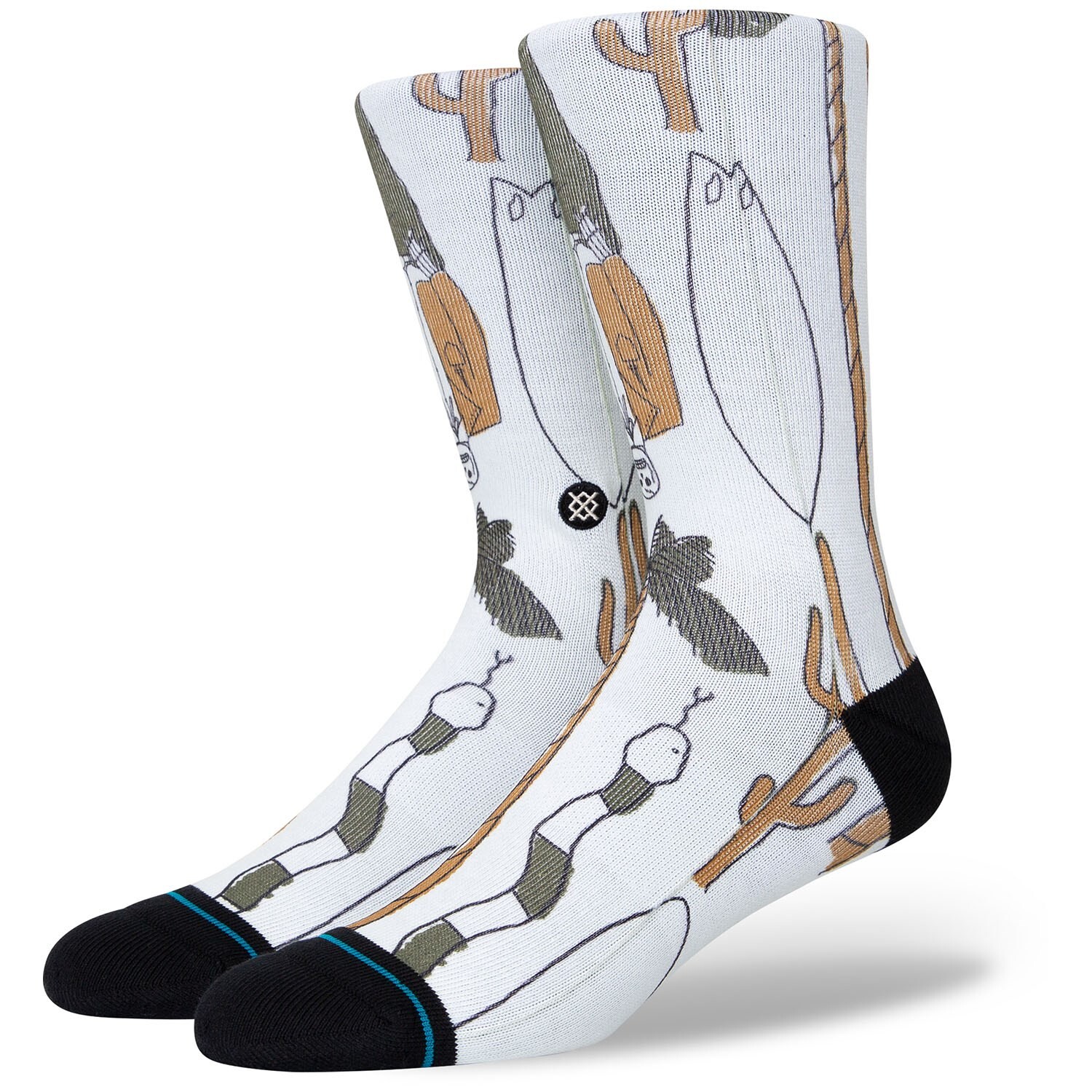 

Носки Stance Ded Man, белый