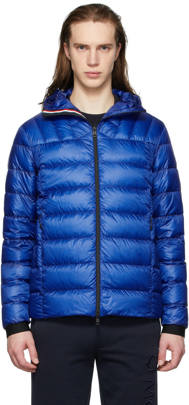 

Синяя пуховая куртка Chiro Moncler, Синий