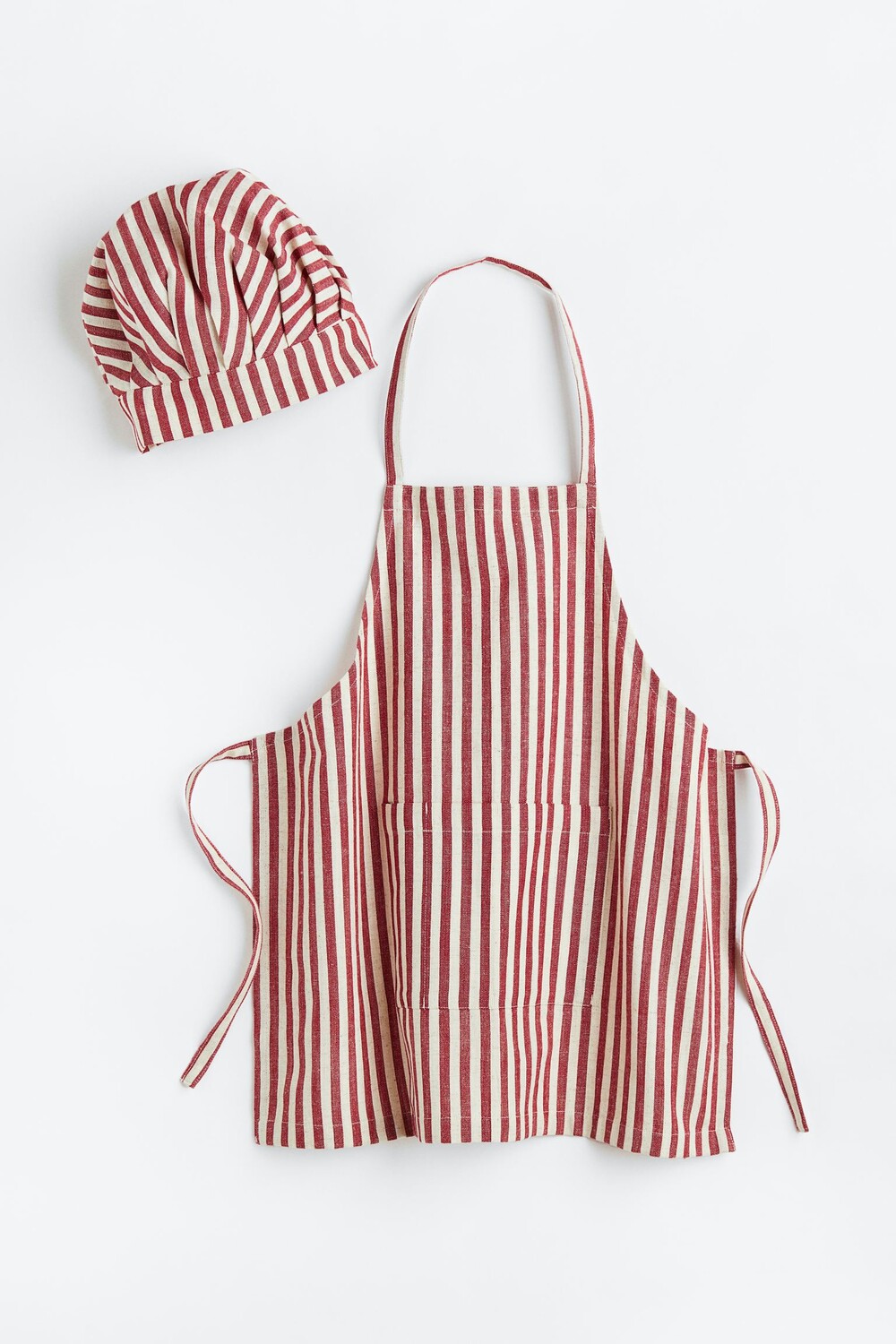 

Детский фартук и поварской колпак H&M Home, красный