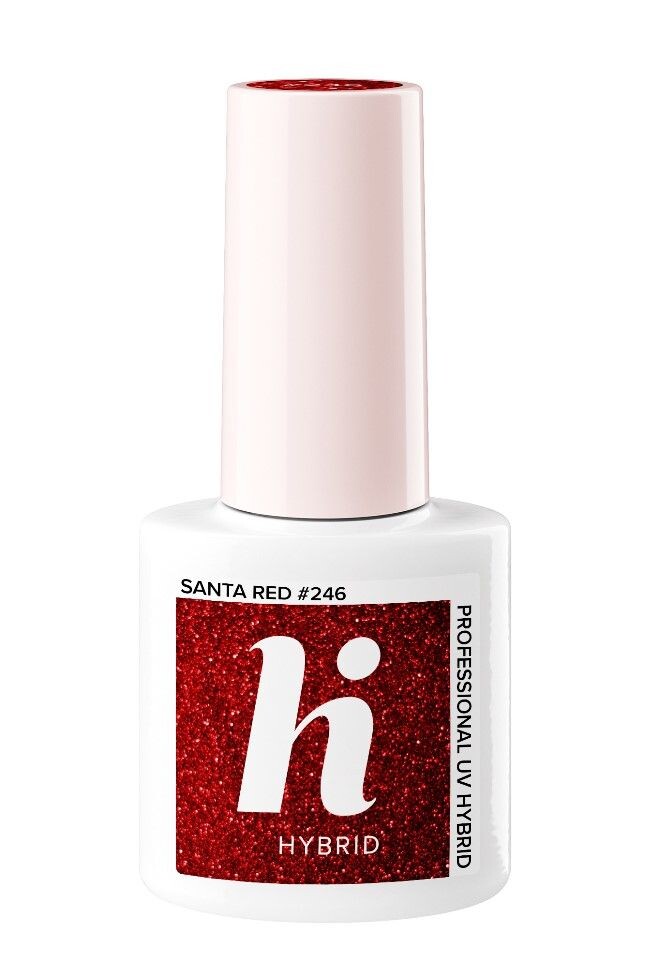 

Hi Hybrid гибридный лак для ногтей, 246 Santa Red