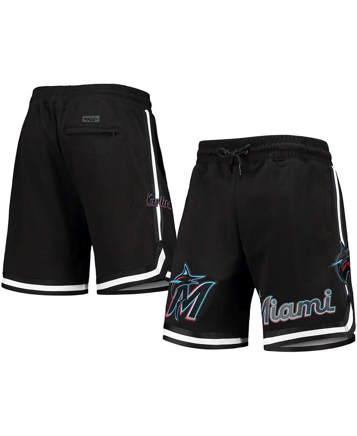 

Мужские черные шорты team miami marlins Pro Standard, черный