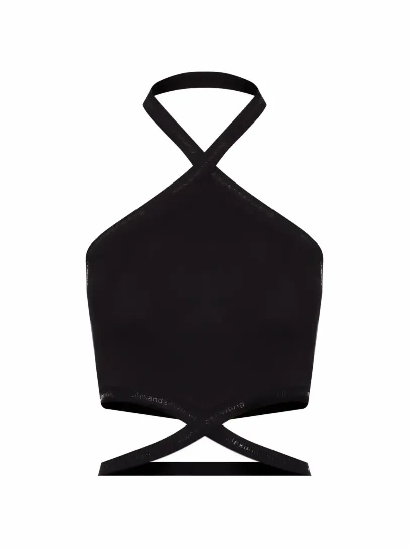 

Трикотажный топ с логотипом alexanderwang.t