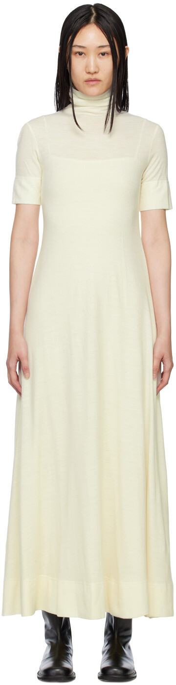 

Платье-макси с высоким воротником Off-White GIA STUDIOS