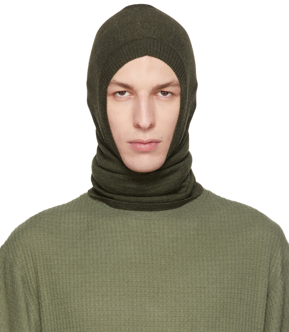 

SSENSE Exclusive Khaki Pilot Балаклава BRYAN JIMENÈZ