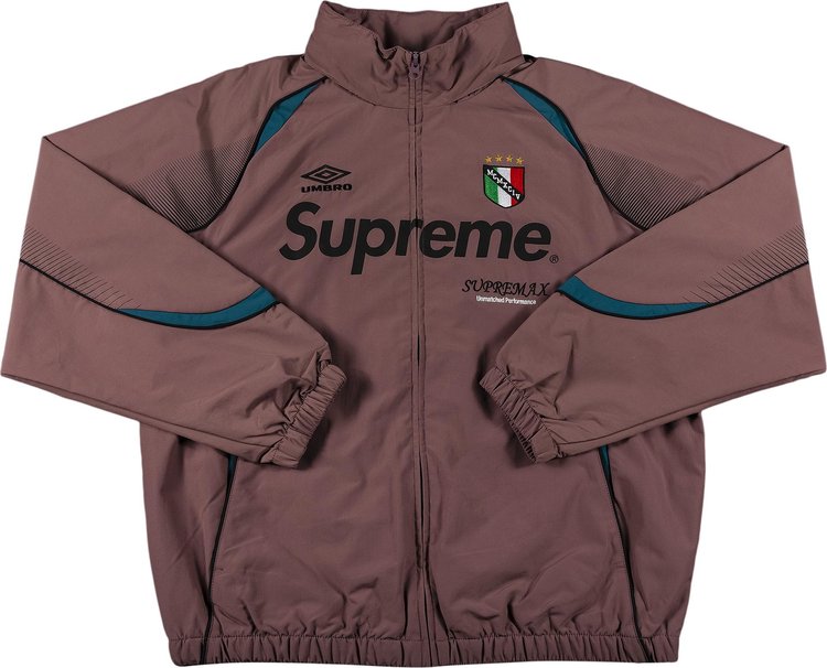 Куртка Supreme x Umbro Track Jacket 'Dusty Plum', фиолетовый