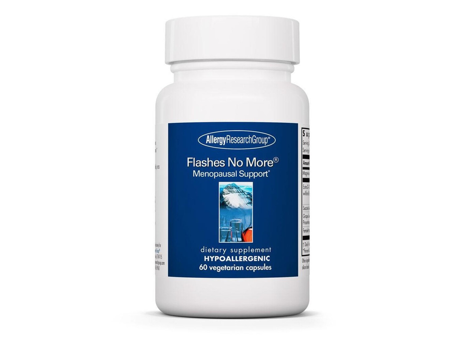 

Allergy Research Group, Flashes No More, 60 вегетарианских капсул ARG
