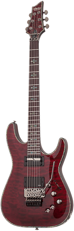 Электрогитара Schecter C-1 FR S Hellraiser, цвет Black Cherry C-1 FR S Hellraiser Electric Guitar