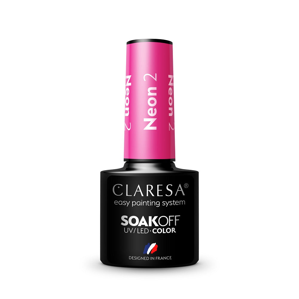 

Claresa Гибридный лак Soak Off UV/LED Neon 2 5г