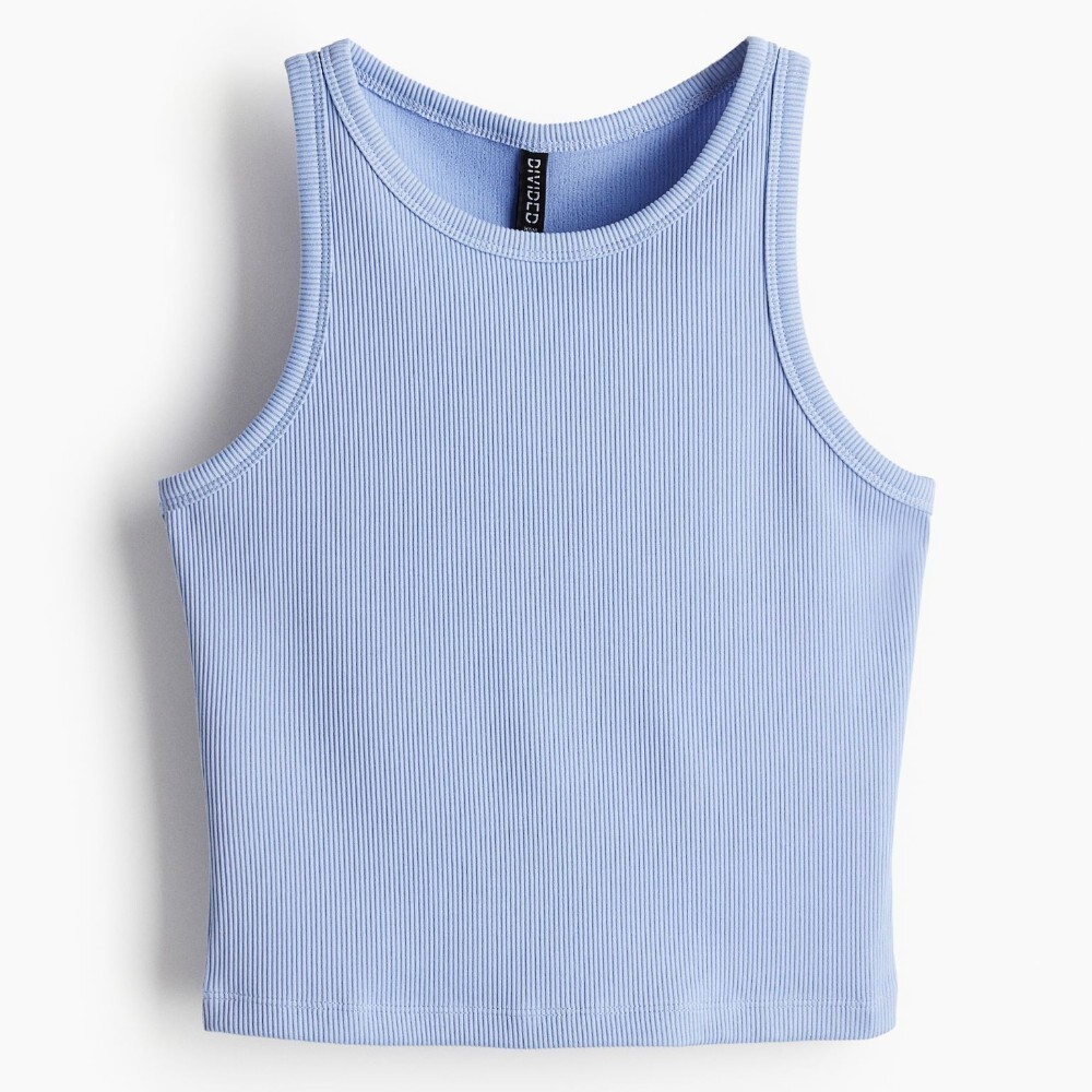 

Топ H&M Ribbed Tank, голубой