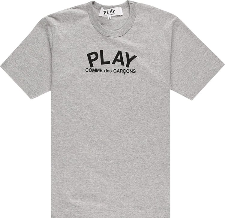 

Футболка Comme des Garçons PLAY Back Logo Heart T-Shirt 'Grey', серый