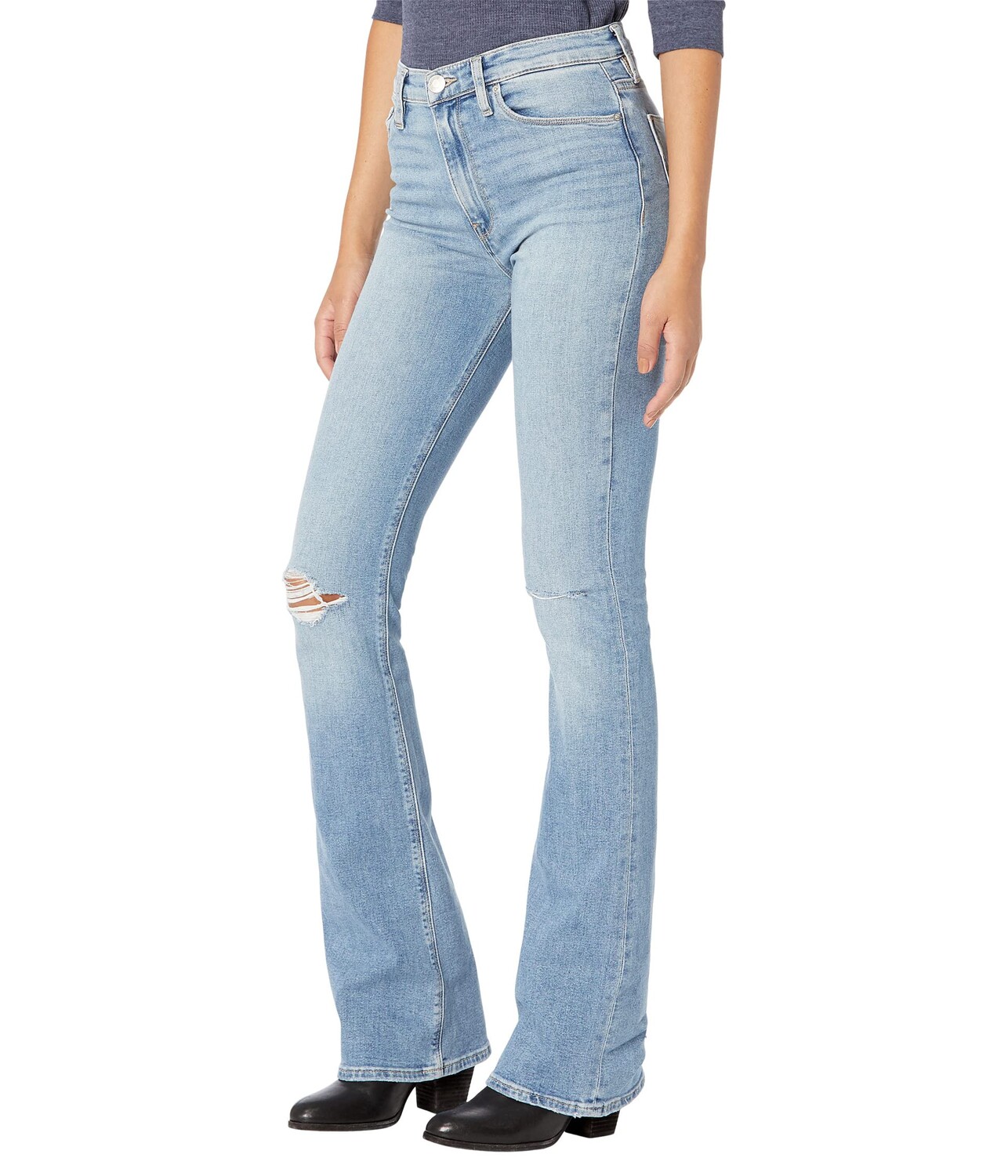 

Джинсы Hudson Jeans, Barbara High-Rise Bootcut in Royalty