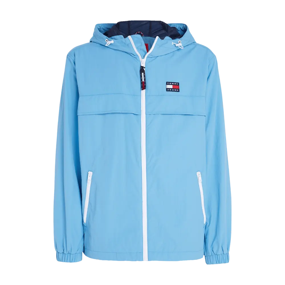 

Ветровка Tommy Jeans The Chicago Hooded, голубой