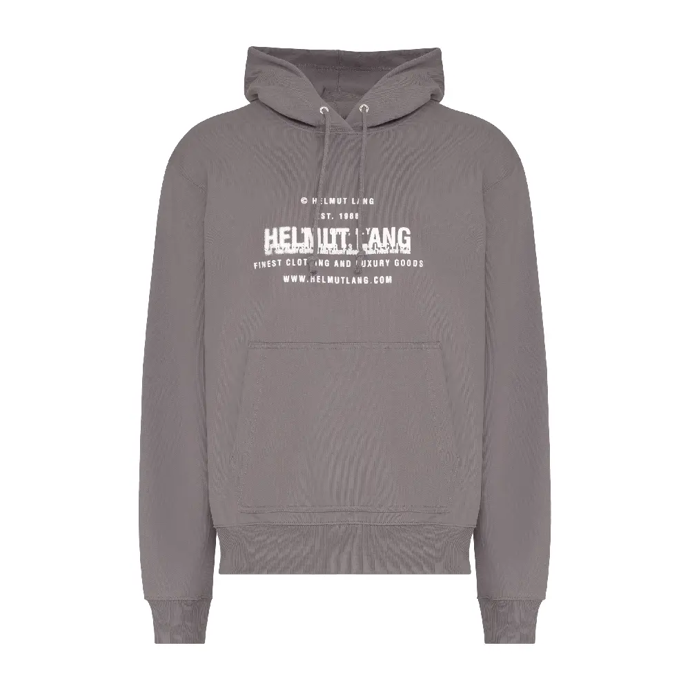 

Толстовка худи Helmut Lang, серый