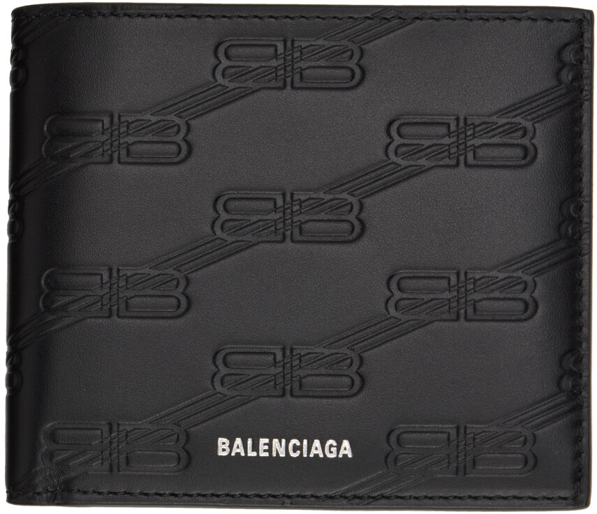 

Черный кошелек с монограммой Balenciaga