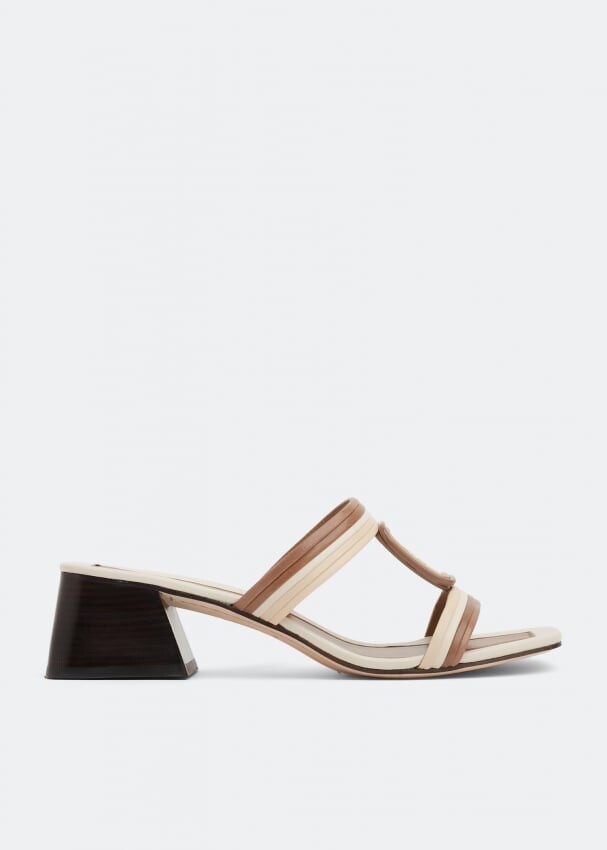 

Мюли TORY BURCH Georgia mules, бежевый