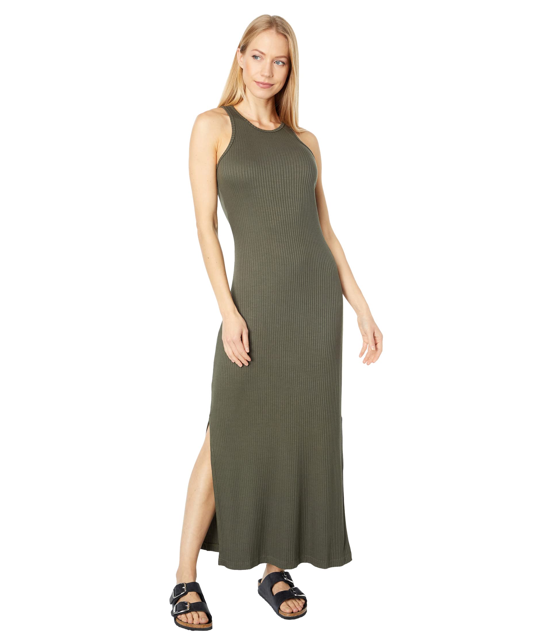 Платье Hard Tail, Easy Paloma Dress in 5x3 Modal Rib