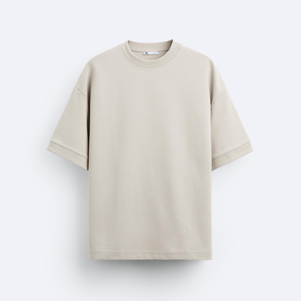 

Футболка Zara Compact, светло-серый
