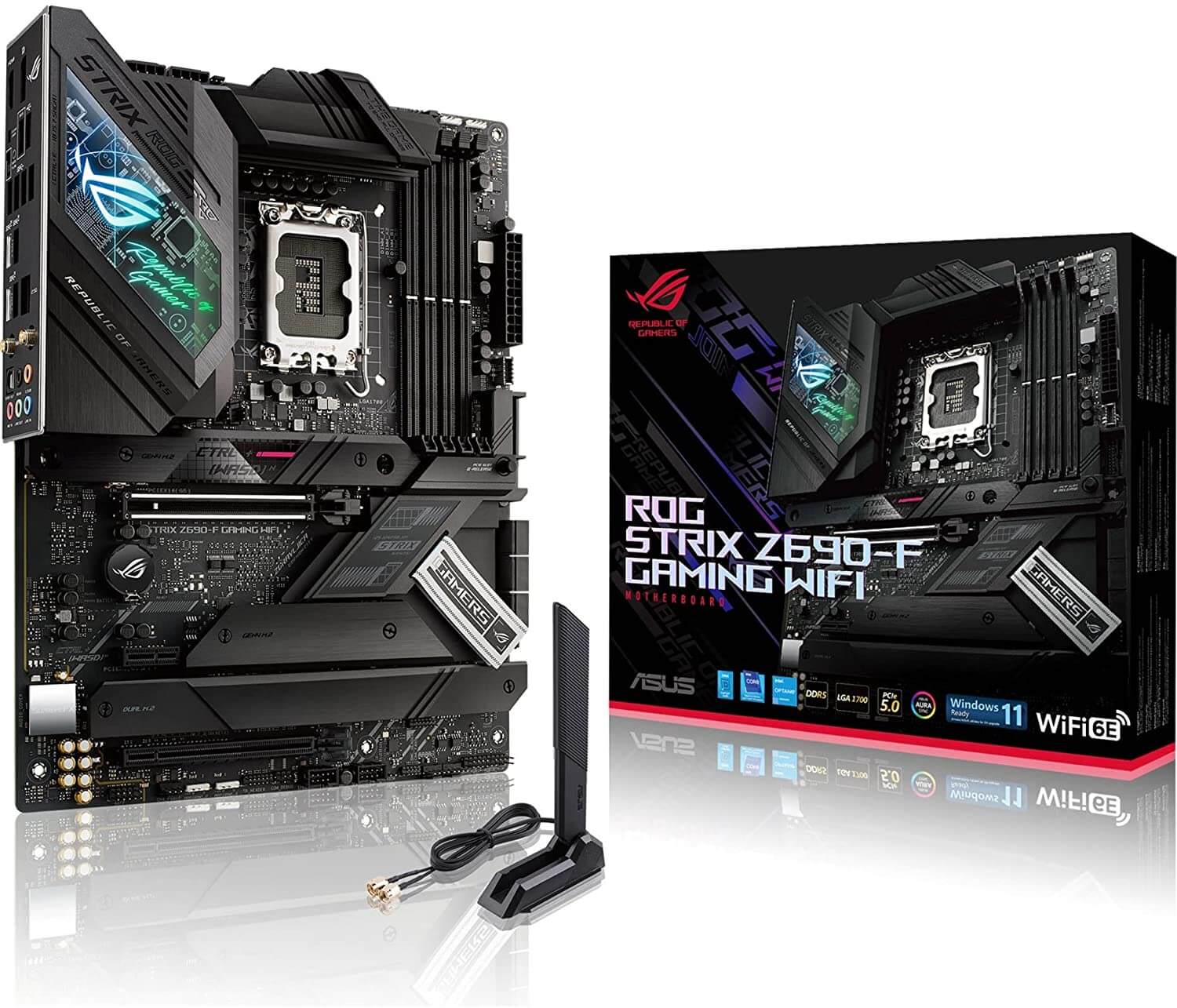 Материнская плата ASUS ROG Strix Z690-F Gaming WiFi 6E LGA1700 - фото