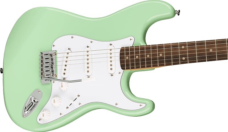 Электрогитара Fender Squier FSR Affinity Series Stratocaster Surf Green fender squier affinity stratocaster hss lrl nat электрогитара цвет натуральный