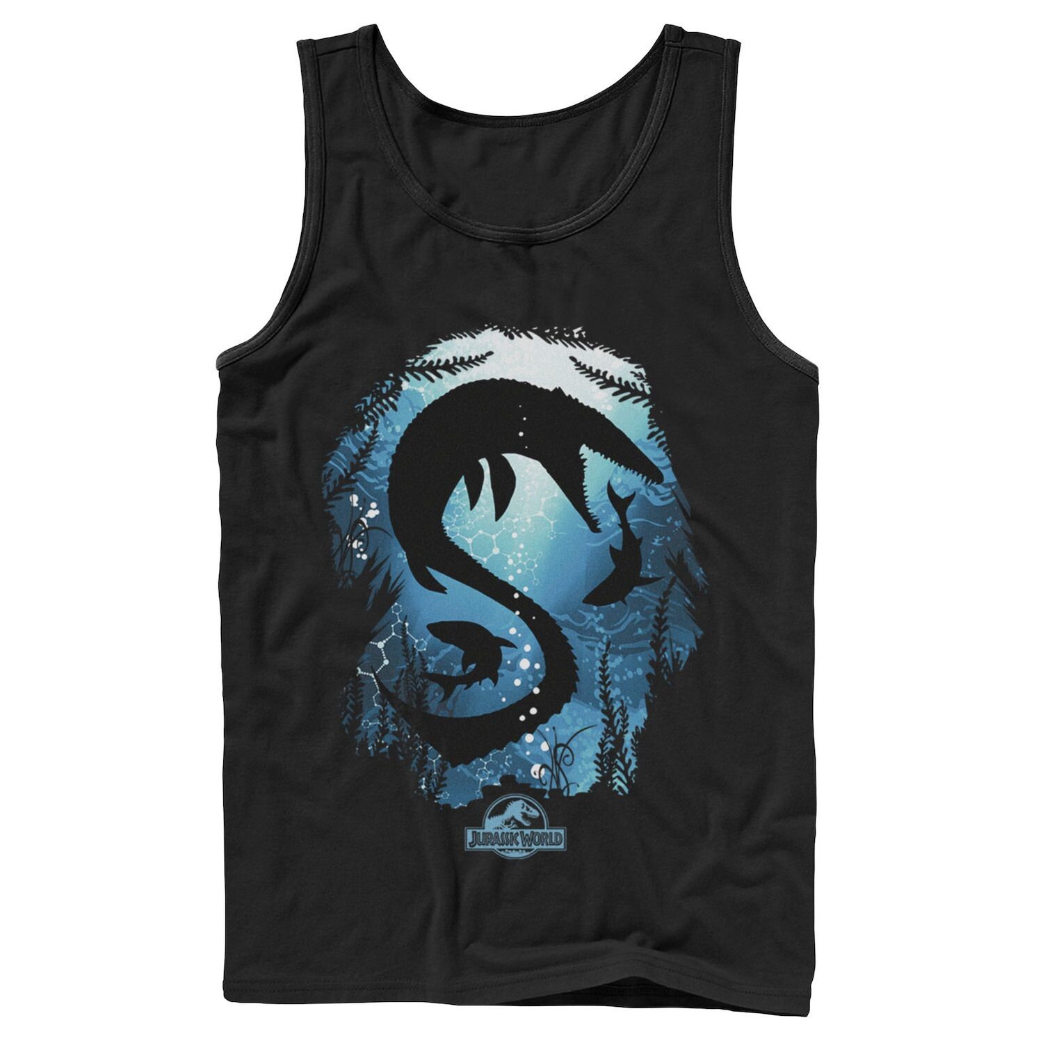 

Мужская майка Jurassic World Megalodon Silhouette Licensed Character