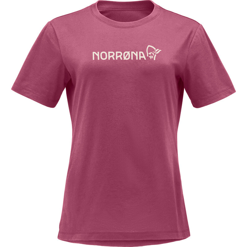 

Женская хлопковая футболка Norrøna Viking Norrona, фиолетовый
