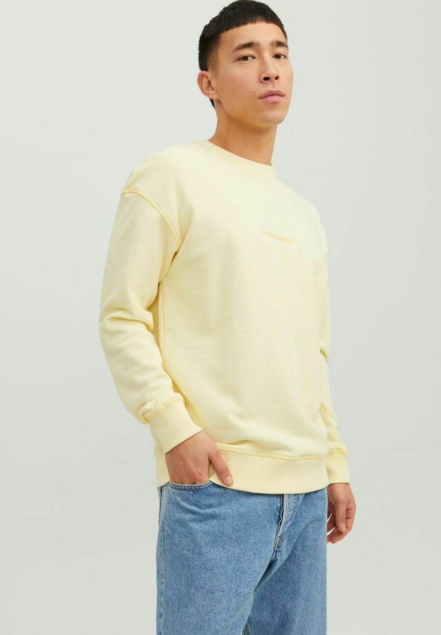 

Толстовка CREW NECK Jack & Jones, прозрачный желтый