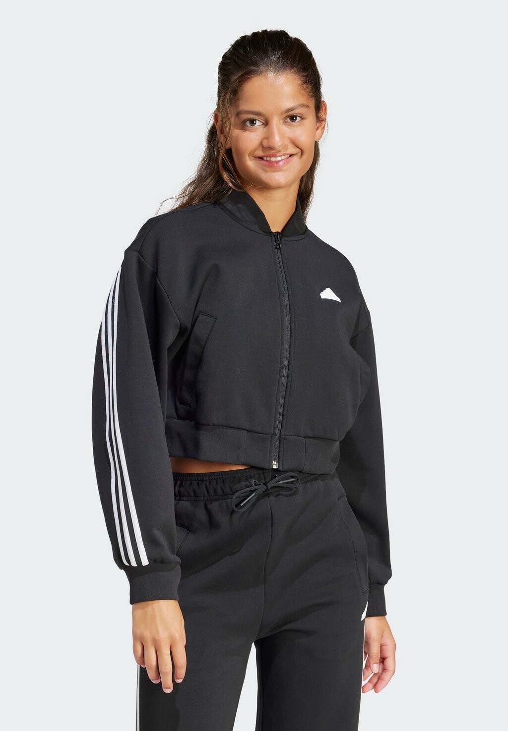 

Толстовка FUTURE ICONS STRIPES adidas Sportswear, цвет black/white