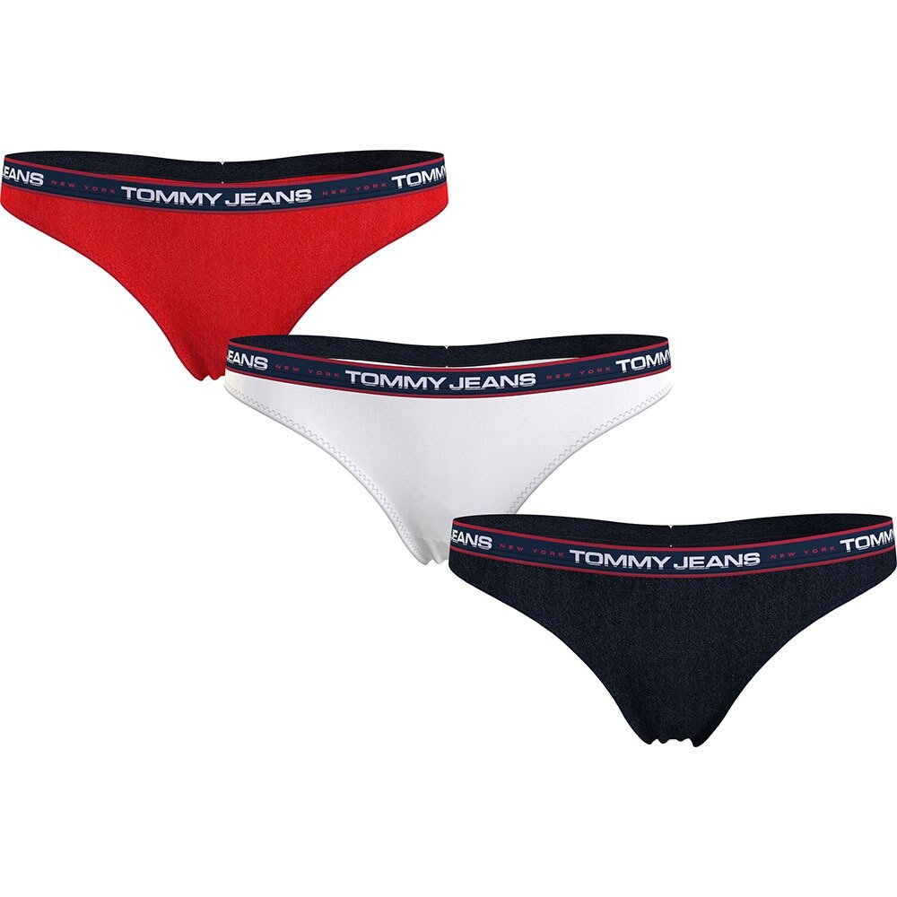 

Стринги Tommy Jeans New York UW0UW04709 3 шт, разноцветный