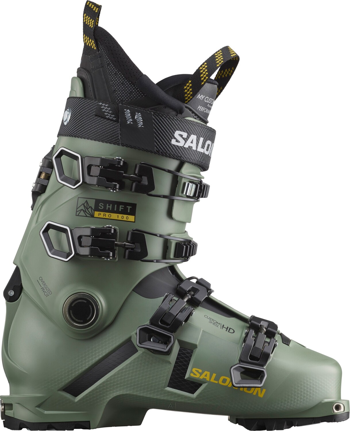 

Горнолыжные ботинки Shift Pro 100 Alpine Touring — мужские — 2023/2024 г. Salomon, зеленый